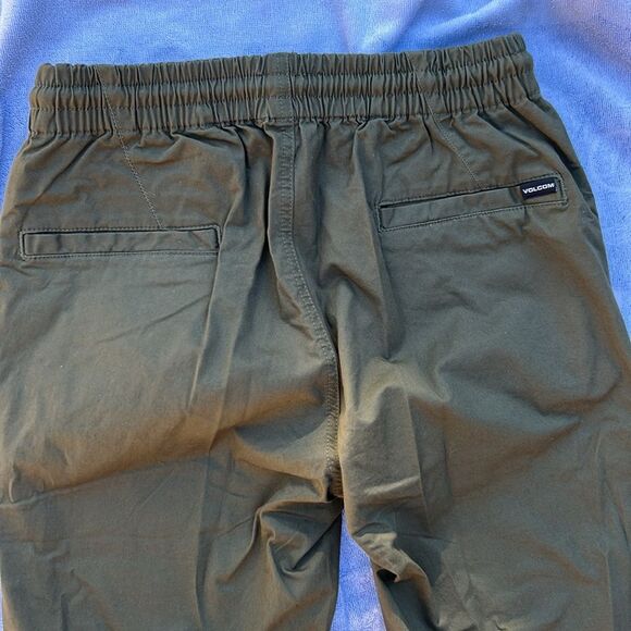 Volcom Army Green Joggers size S Soft Nice NWT - Picture 7 of 10